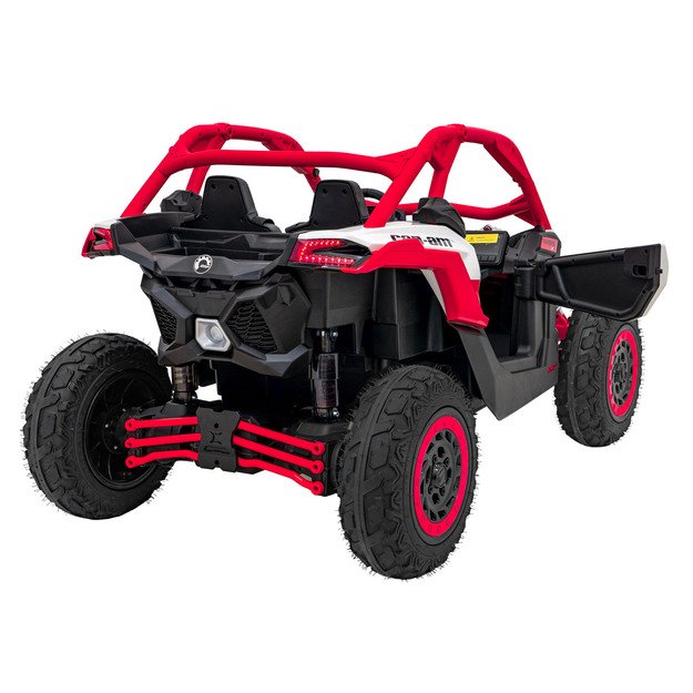 Dvivietis bagis Can-am Maverick Turbo RR STRONG, raudonas