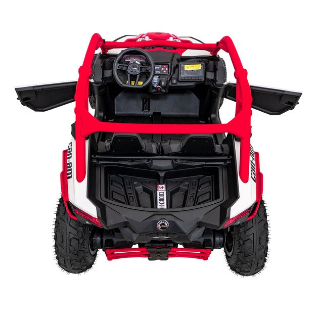 Dvivietis bagis Can-am Maverick Turbo RR STRONG, raudonas