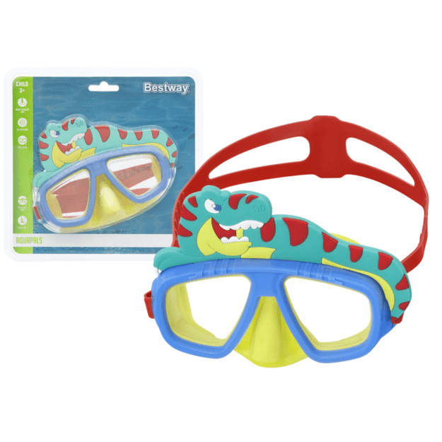 Plaukimo akiniai vaikams su dinozauro motyvu, Bestway 22064