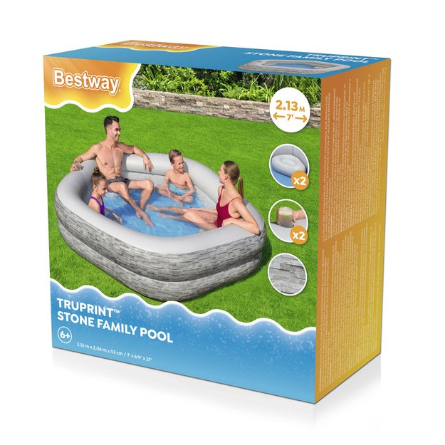 Pripučiamas sodo baseinas 213x206x53cm, Bestway 54423