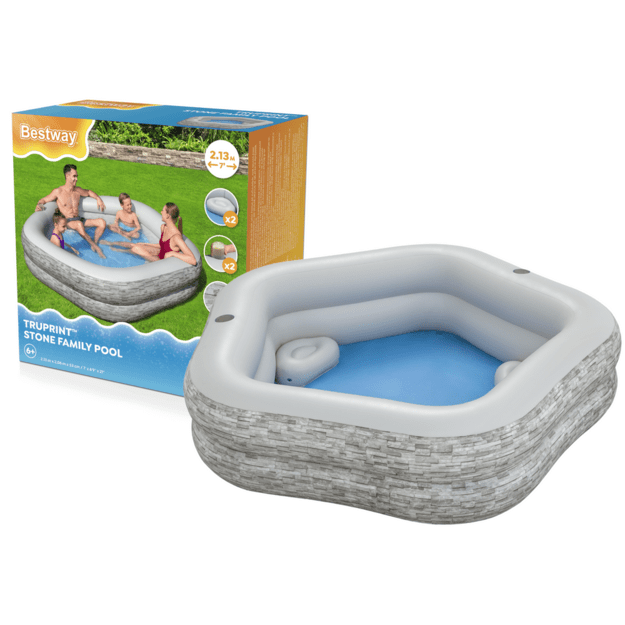 Pripučiamas sodo baseinas 213x206x53cm, Bestway 54423