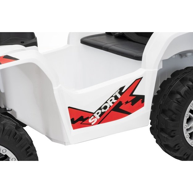Keturratis su priekaba Sport TX ATV, baltas