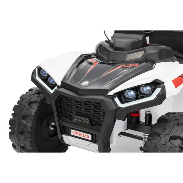 Keturratis su priekaba Sport TX ATV, baltas