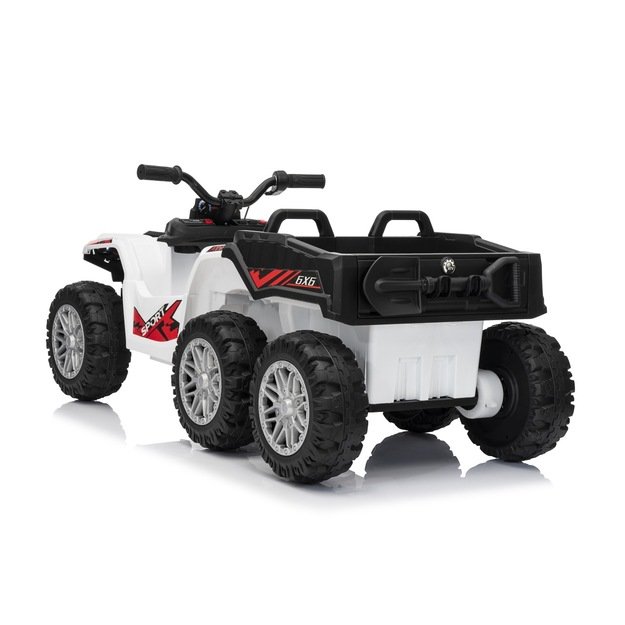 Keturratis su priekaba Sport TX ATV, baltas
