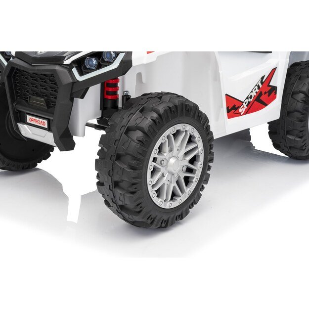Keturratis su priekaba Sport TX ATV, baltas
