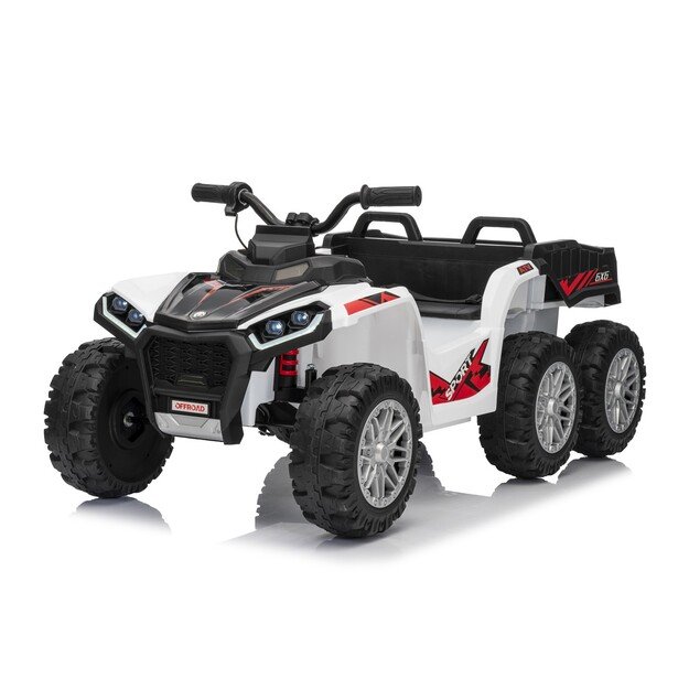Keturratis su priekaba Sport TX ATV, baltas