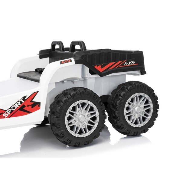 Keturratis su priekaba Sport TX ATV, baltas