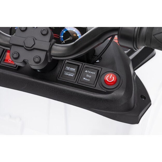 Keturratis su priekaba Sport TX ATV, baltas