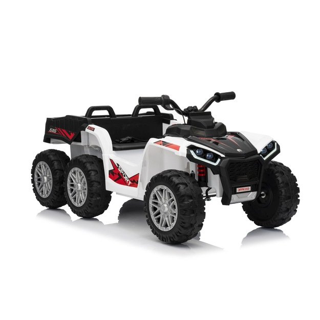 Keturratis su priekaba Sport TX ATV, baltas