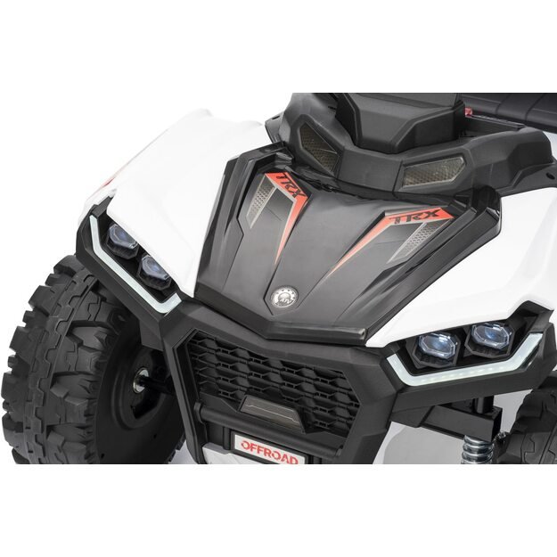 Keturratis su priekaba Sport TX ATV, baltas