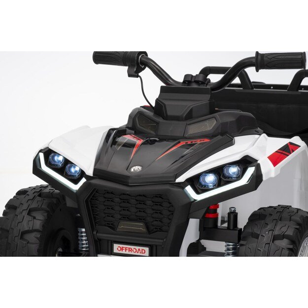 Keturratis su priekaba Sport TX ATV, baltas