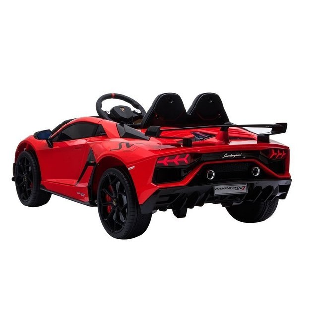 Vienvietis elektromobilis vaikams Lamborghini Aventador, raudonas