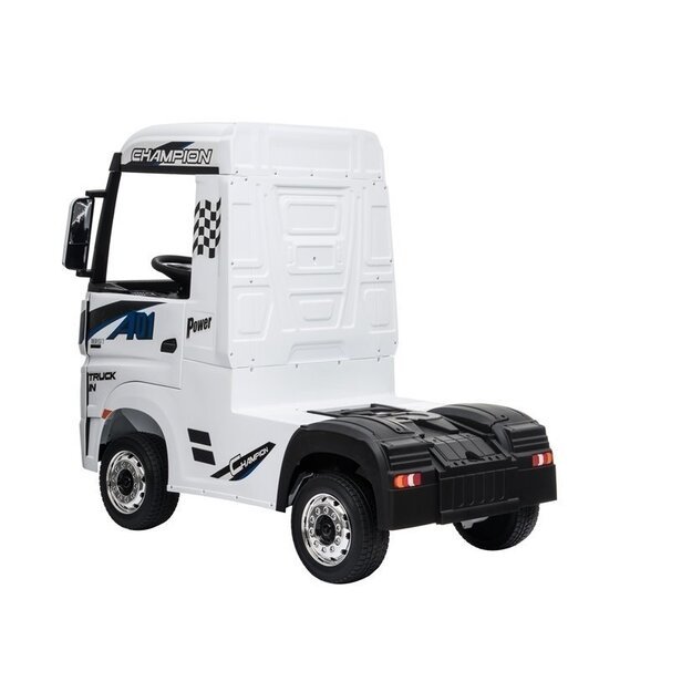 Vaikiškas elektromobilis sunkvežimis Mercedes Actros baltas 25