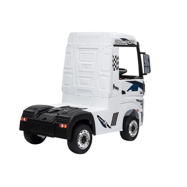Vaikiškas elektromobilis sunkvežimis Mercedes Actros baltas 26