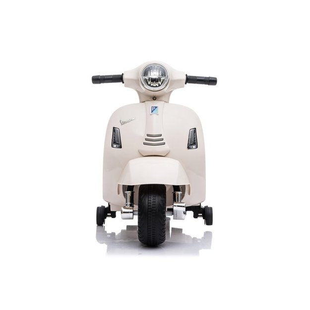 Elektrinis motoroleris vaikams Vespa GTS 300 Mini, baltas