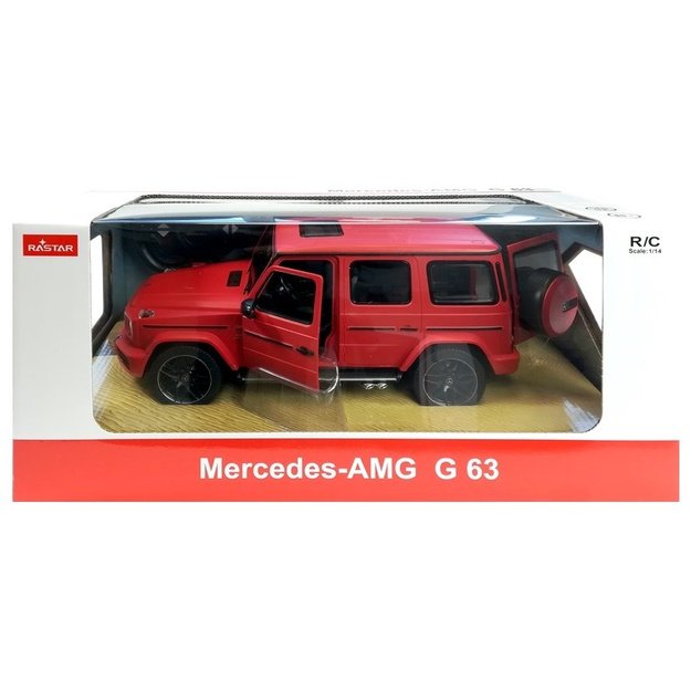 Nuotoliniu būdu valdomas Mercedes Benz G63 1:14 - Rastar