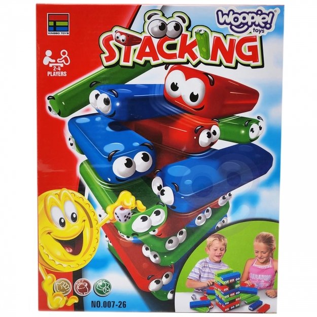 Arkadinis žaidimas kaladėlių žaidimas "Wobbly Tower", WOOPIE  15