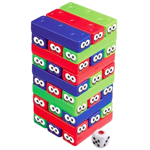 Arkadinis žaidimas kaladėlių žaidimas "Wobbly Tower", WOOPIE  1