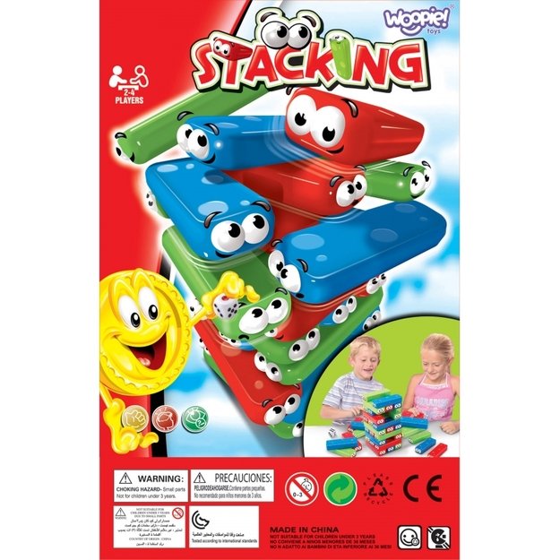 Arkadinis žaidimas kaladėlių žaidimas "Wobbly Tower", WOOPIE  7