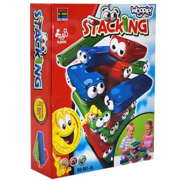 Arkadinis žaidimas kaladėlių žaidimas "Wobbly Tower", WOOPIE  16