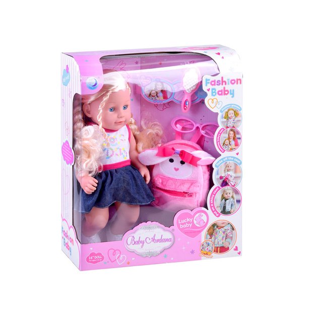 Lėlė su priedais 40 cm