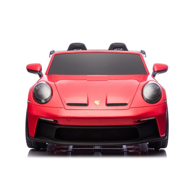 Dvivietis vaikiškas elektromobilis vaikams Porsche GT3  24V, raudonas 2