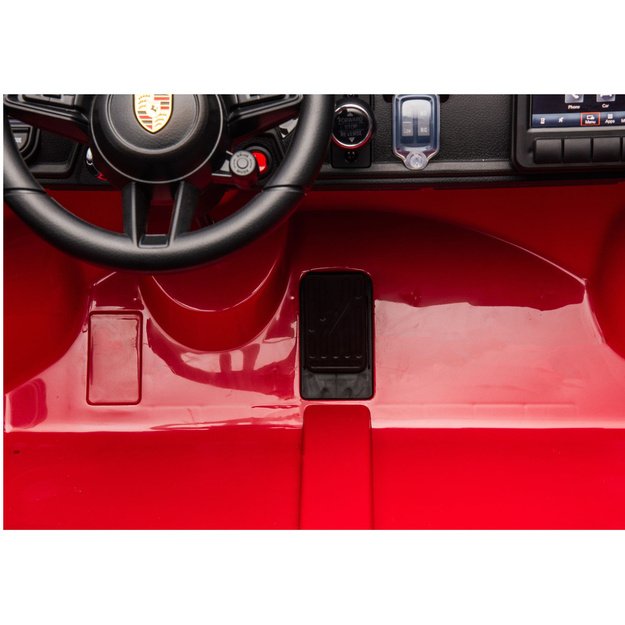Dvivietis vaikiškas elektromobilis vaikams Porsche GT3  24V, raudonas 7