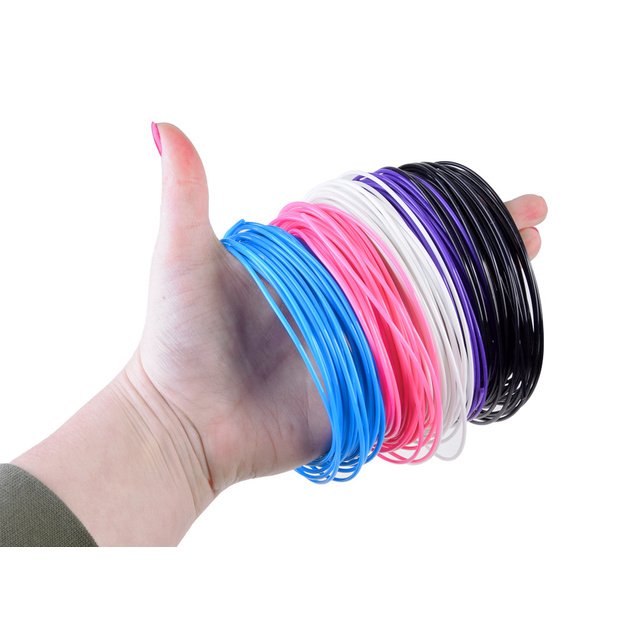 3D rašiklių užpildų rinkinys 5 spalvos