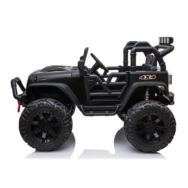 Dvivietis elektromobilis vaikams Jeep JC666, juodas 3