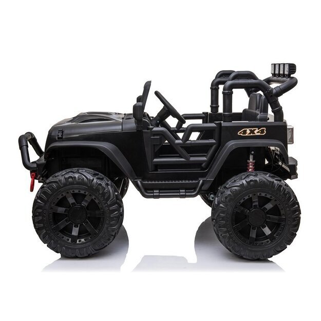 Dvivietis elektromobilis vaikams Jeep JC666, juodas 8