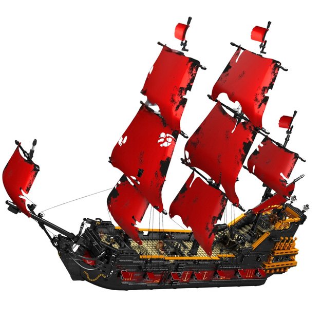 Piratų laivo konstruktoriaus rinkinys vaikams „Red Sails“ 3139 vnt. 1