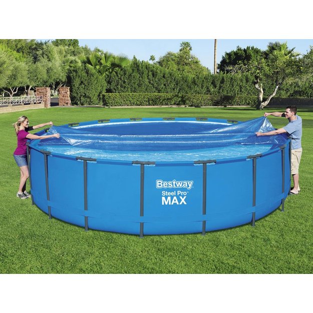 Saulės dangtis baseinui 527,549cm, Bestway