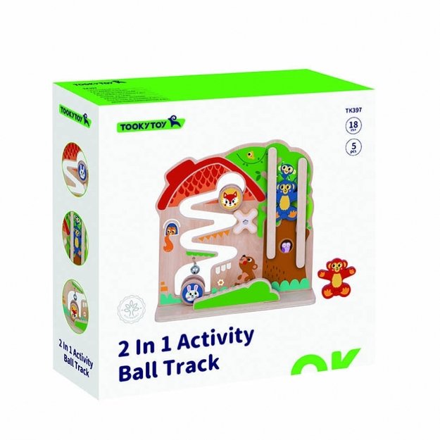 Medinė manipuliacinė lenta, TOOKY TOY