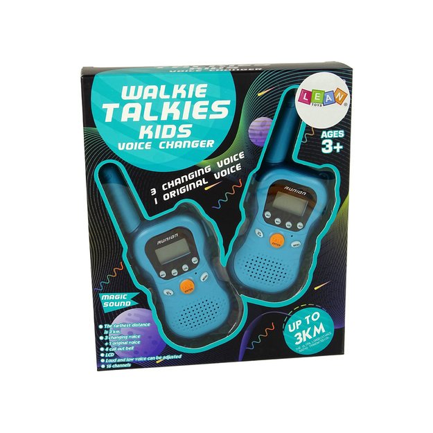 Vaikiškos radijo stotelės Walkie Talkies, mėlynos 9