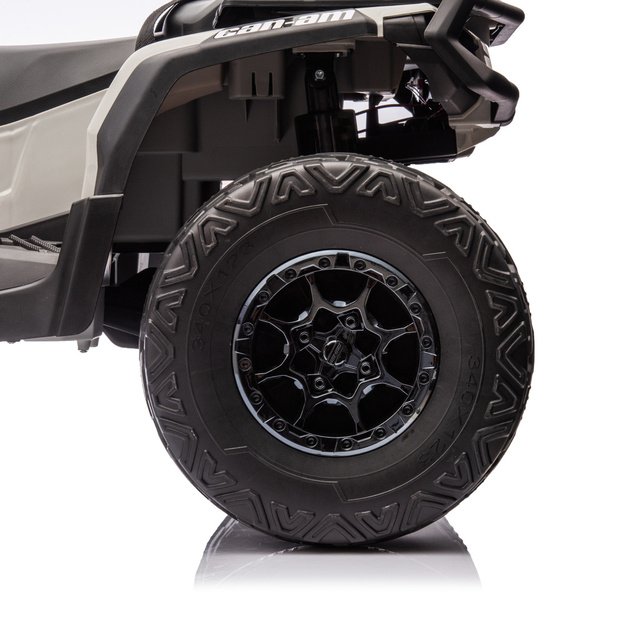 Dvivietis elektrinis keturratis Can-Am Outlander 4x4 DK-CA005, pilkas, 24V 6