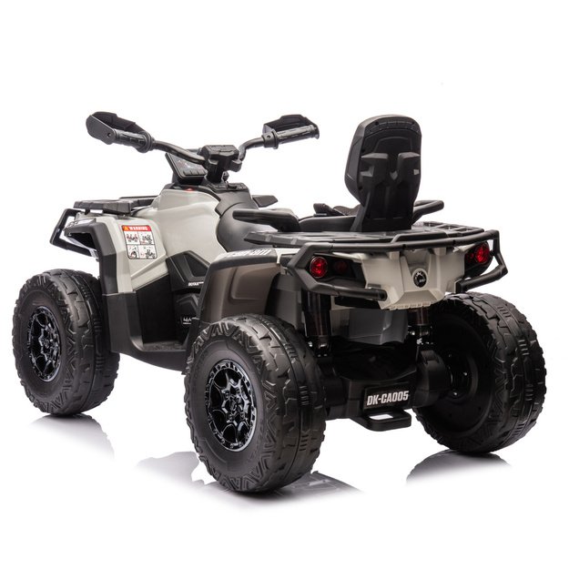 Dvivietis elektrinis keturratis Can-Am Outlander 4x4 DK-CA005, pilkas, 24V 5