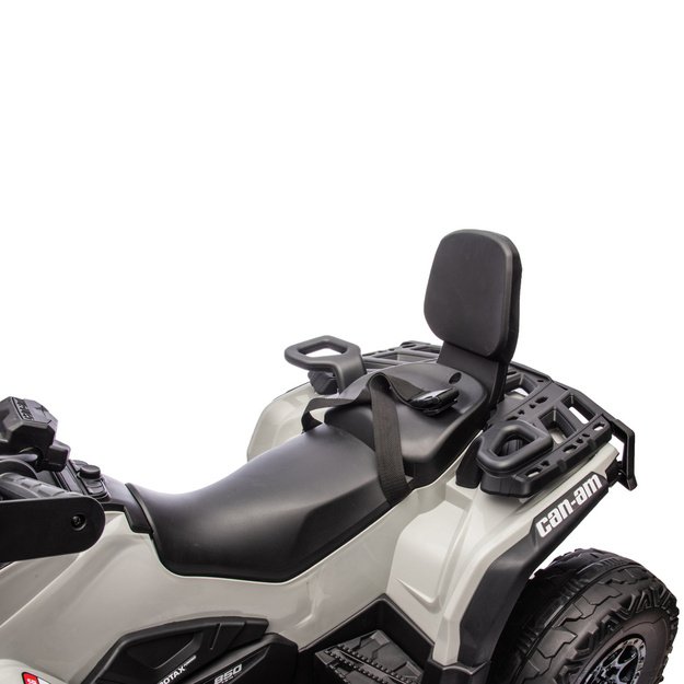 Dvivietis elektrinis keturratis Can-Am Outlander 4x4 DK-CA005, pilkas, 24V 7