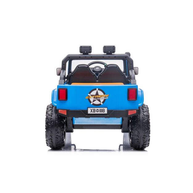 Vienvietis elektromobilis vaikams Jeep Extreme iki 100 kg XB-1118, mėlynas 19 Vienvietis elektromobilis vaikams Jeep Extreme iki 100 kg XB-1118, mėlynas 19