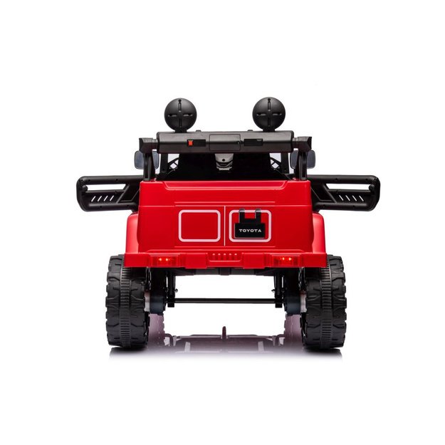 Vienvietis elektrinis visureigis Toyota FJ 4x4, raudonas