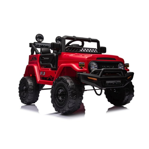 Vienvietis elektrinis visureigis Toyota FJ 4x4, raudonas