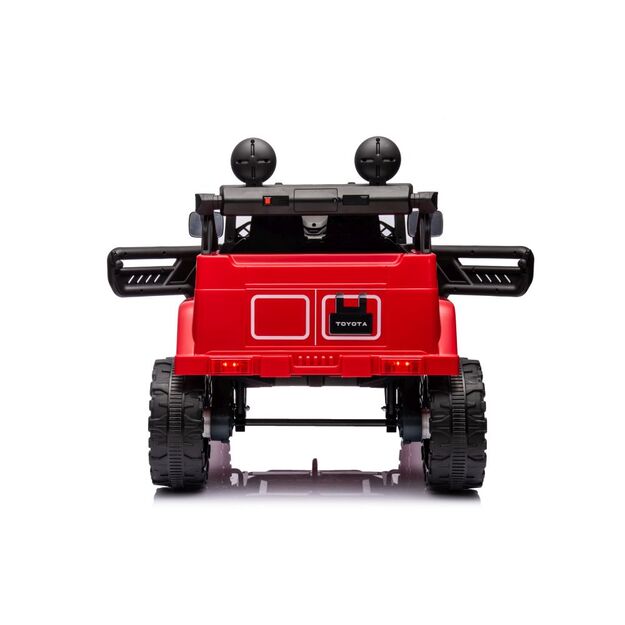 Vienvietis elektrinis visureigis Toyota FJ 4x4, raudonas