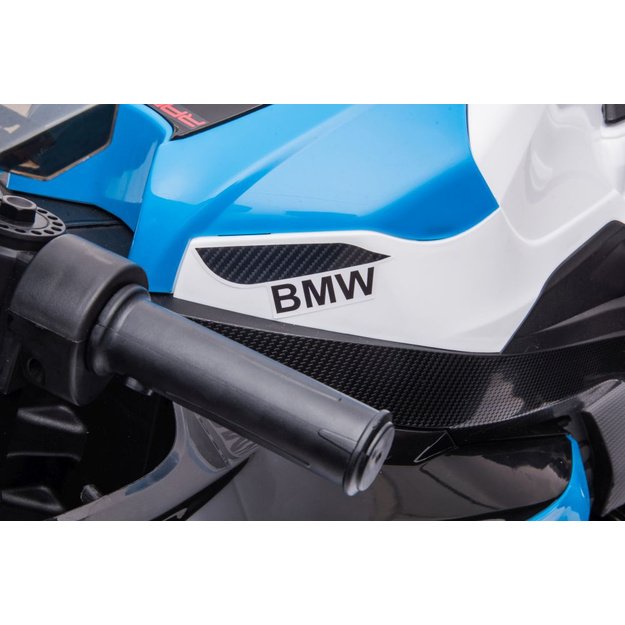 Vienvietis elektrinis motociklas vaikams BMW HP4 Race JT5001, mėlynas 5