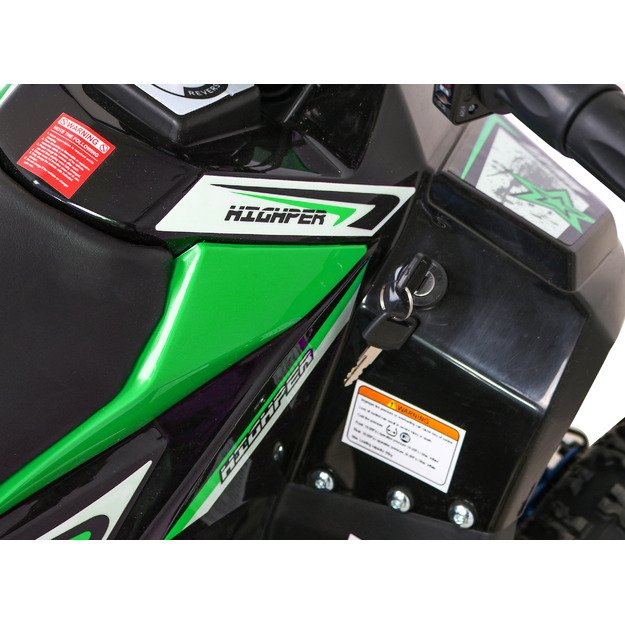 48V Elektrinis 1000W keturratis Highper iki 35 km/h, žalias