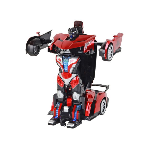 Nuotoliniu būdu valdomas transformeris, raudonas