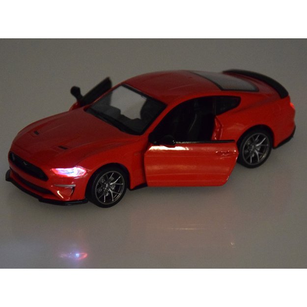 Metalinis Ford Mustang GT automobilis su garso ir šviesos efektais 