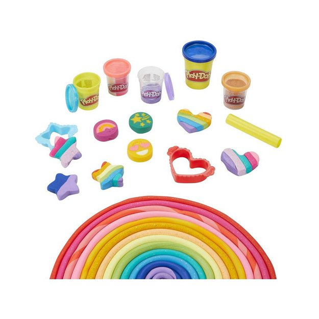 Blizgaus plastilino rinkinys „Hasbro Play-Doh“ 21 vnt.