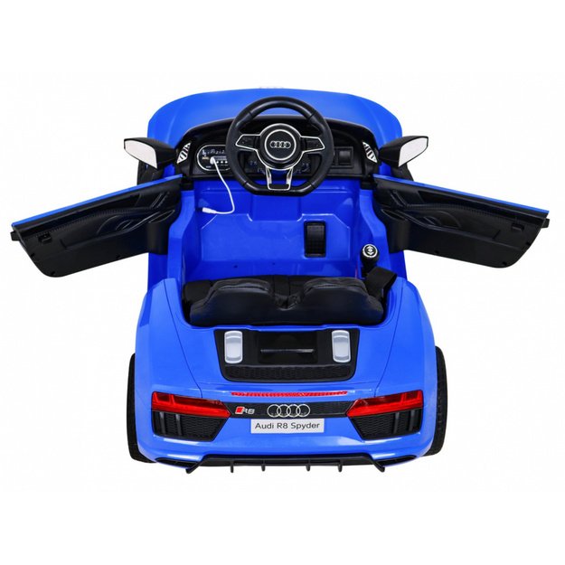 Vienvietis elektromobilis vaikams Audi R8, mėlynas