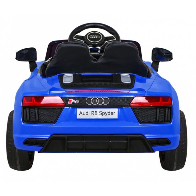 Vienvietis elektromobilis vaikams Audi R8, mėlynas