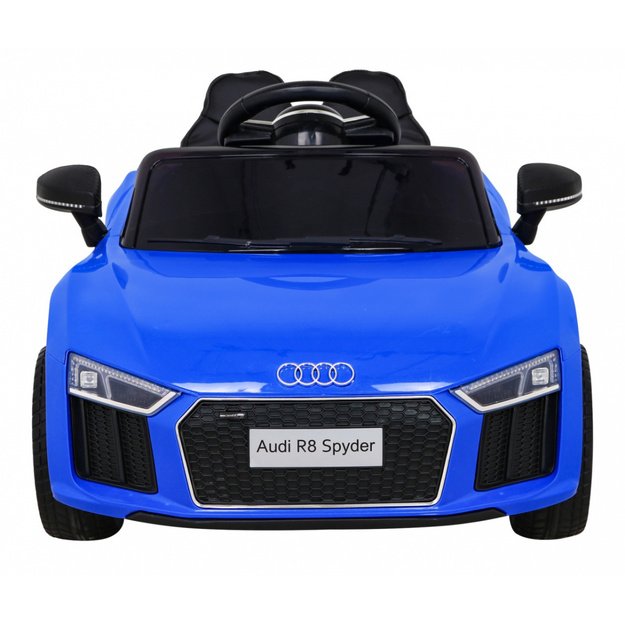 Vienvietis elektromobilis vaikams Audi R8, mėlynas