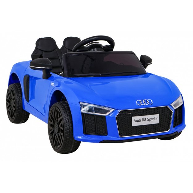 Vienvietis elektromobilis vaikams Audi R8, mėlynas